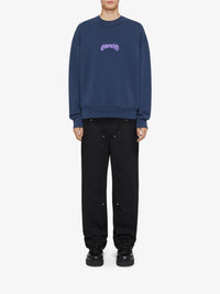 Sweatshirt à capuche ample réfléchissant - Deep Blue