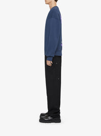 Sweatshirt à capuche ample réfléchissant - Deep Blue