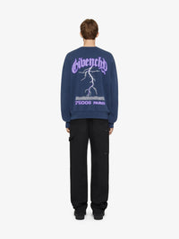 Sweatshirt à capuche ample réfléchissant - Deep Blue