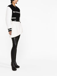 Blouson varsity cropped Givenchy en laine mélangé - Black & White
