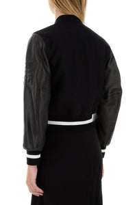 Blouson varsity Givenchy en laine - Black & White