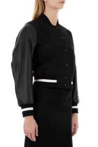 Blouson varsity Givenchy en laine - Black & White
