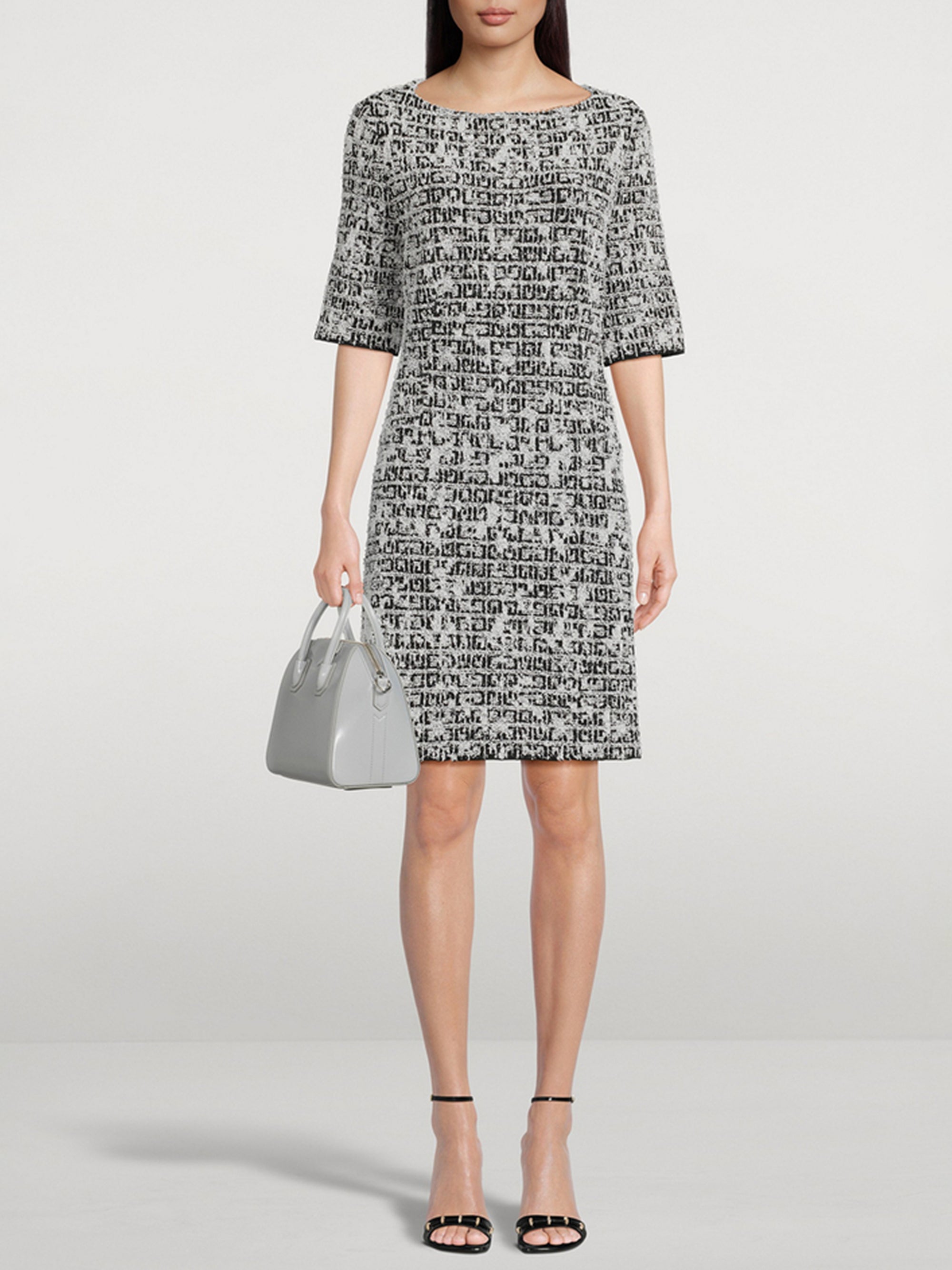 Robe en tweed - Black & White