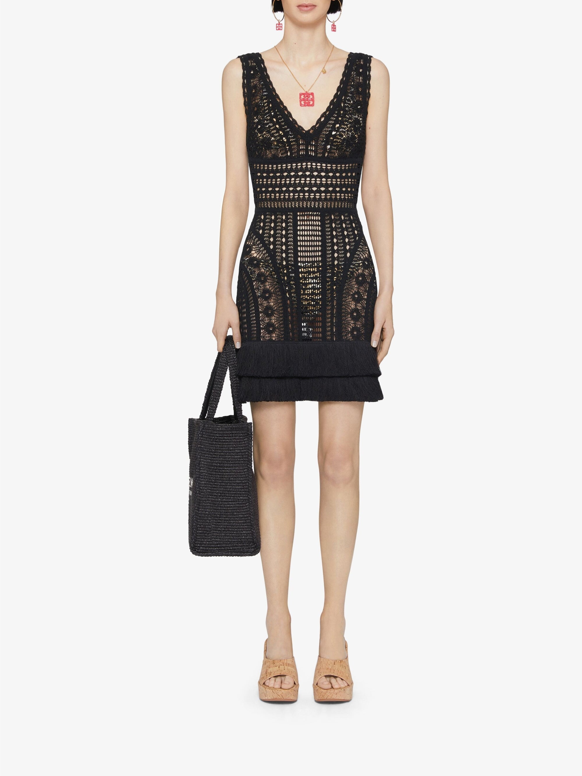 Robe en crochet - Black