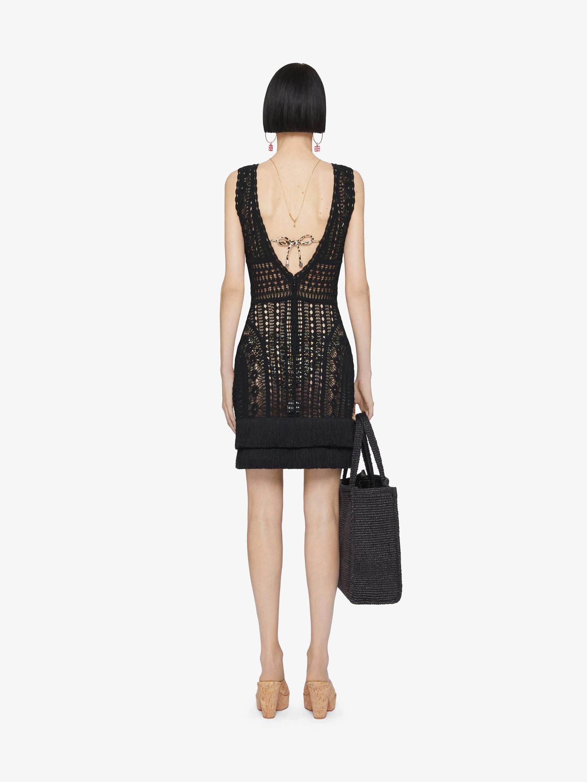 Robe en crochet - Black