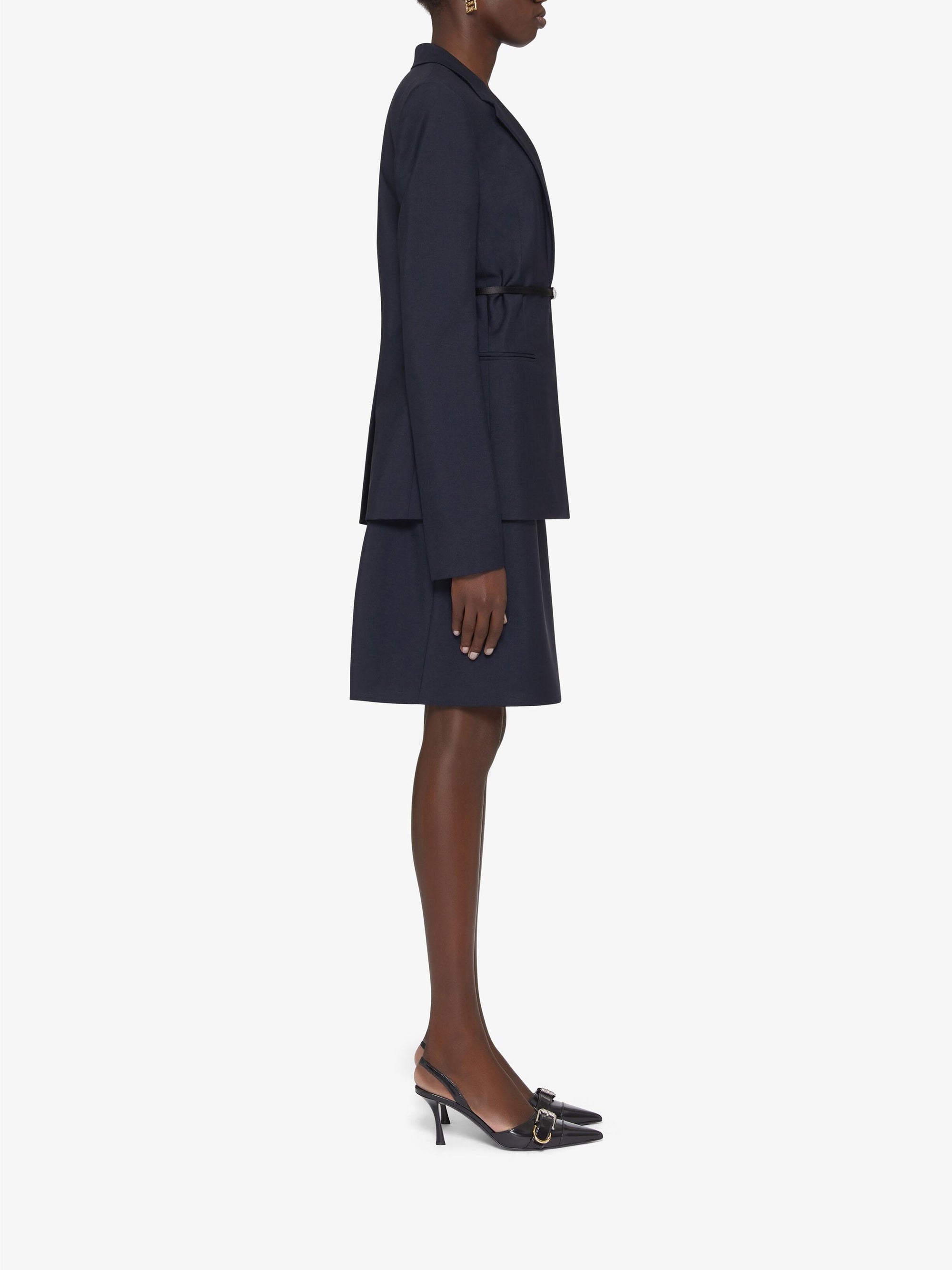 Jupe Voyou en laine - Night Blue