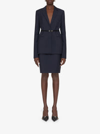 Jupe Voyou en laine - Night Blue