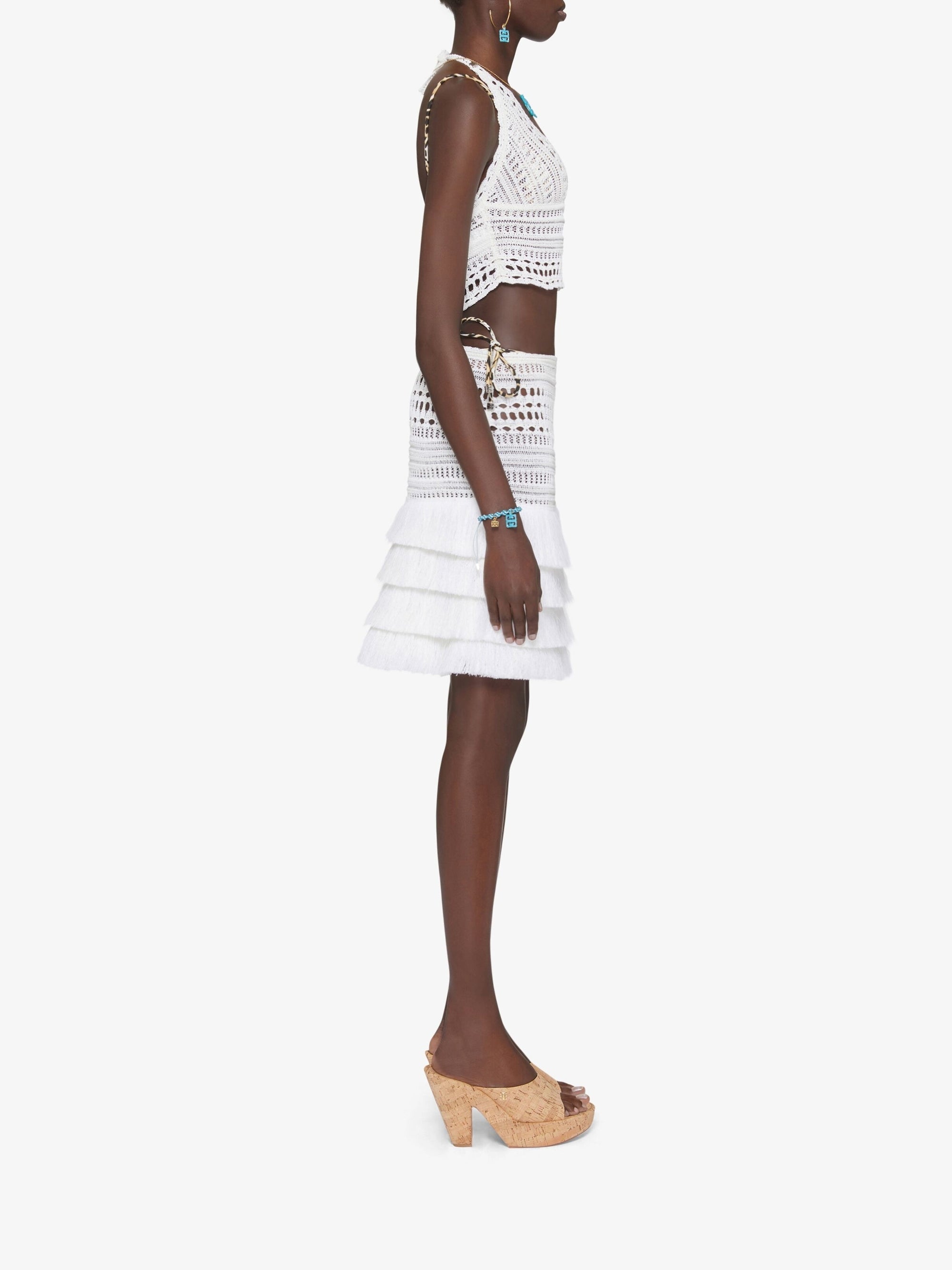 Jupe en crochet - White