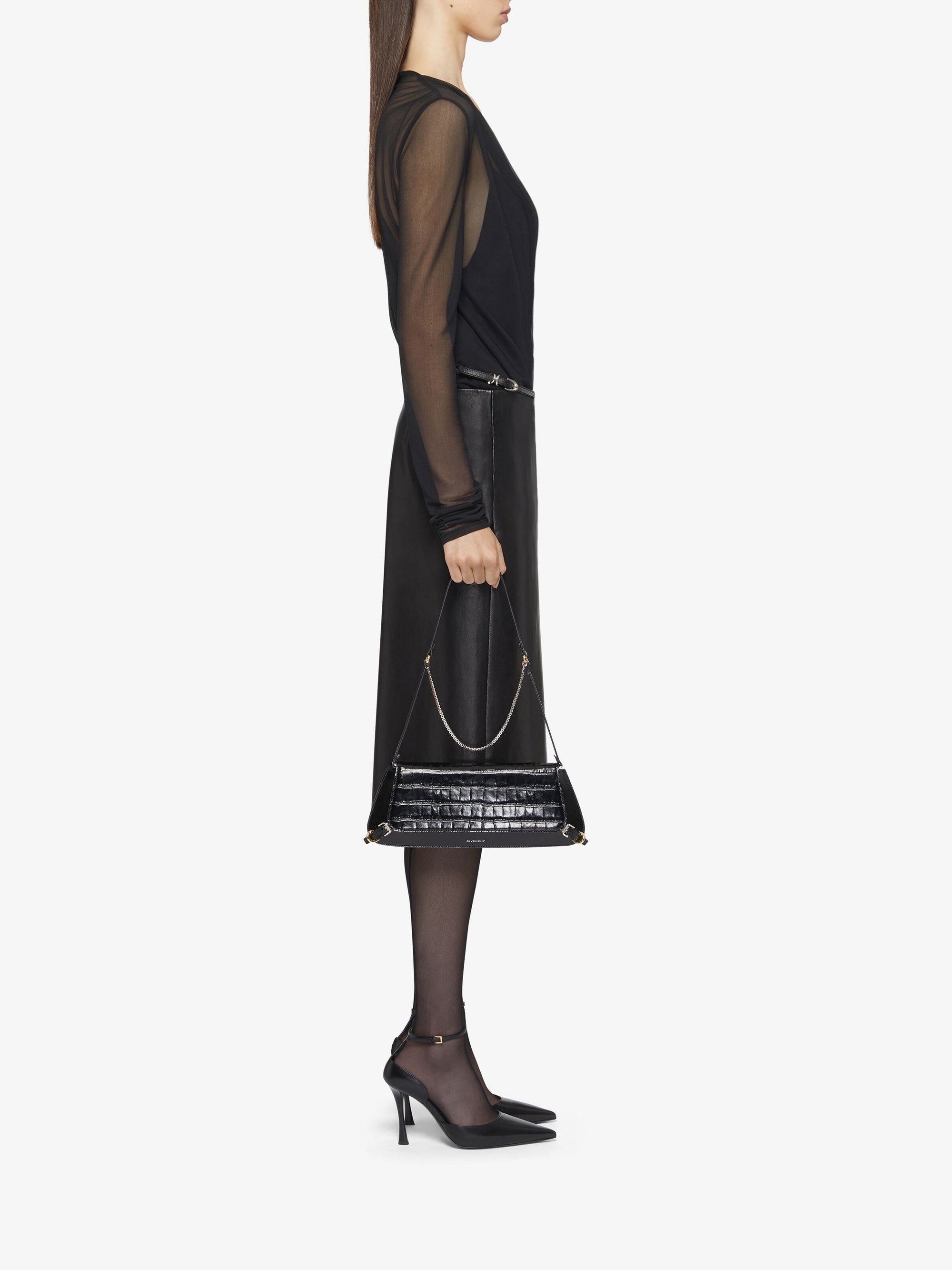 Blouse drapée - Black