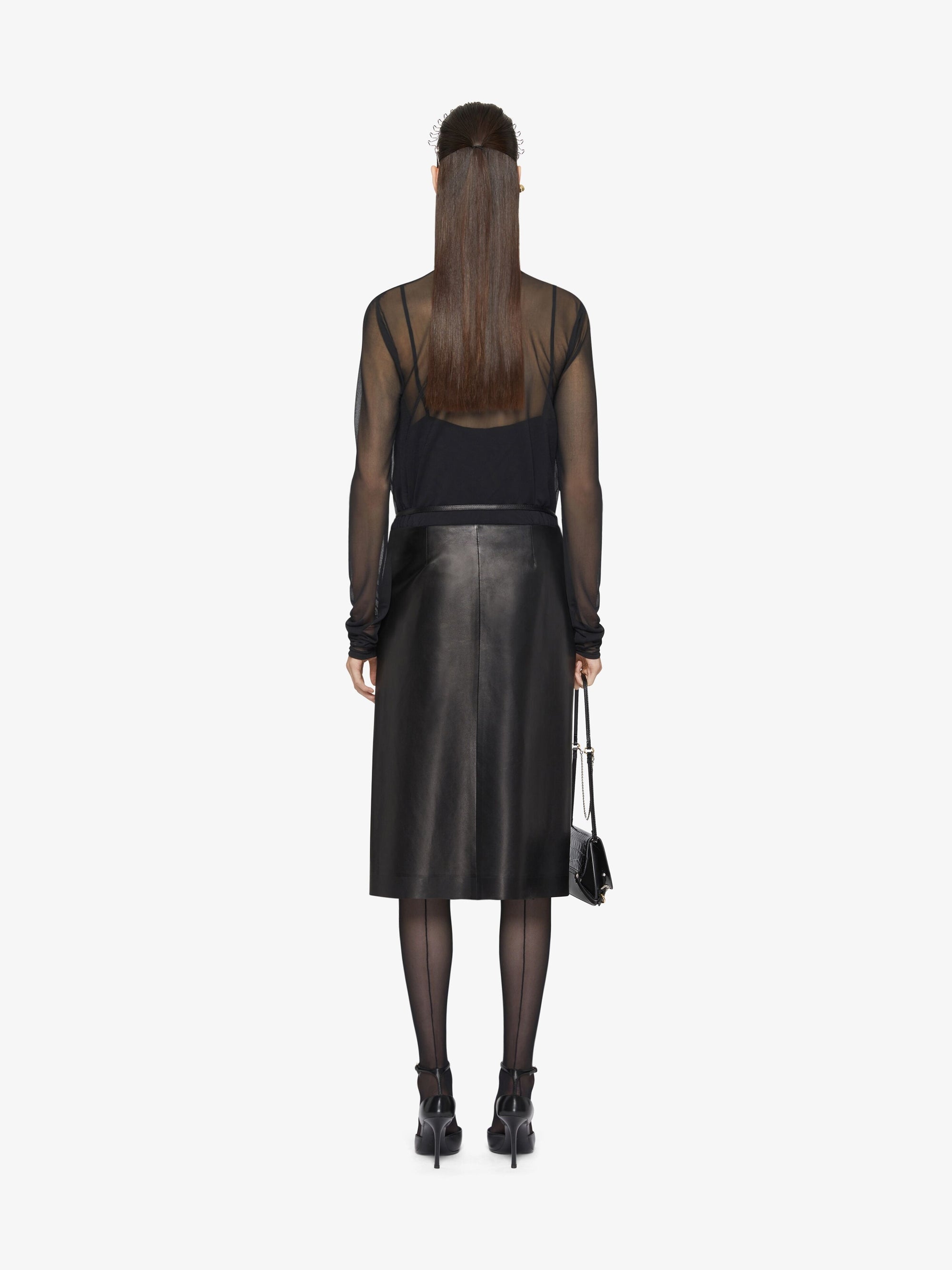 Blouse drapée - Black