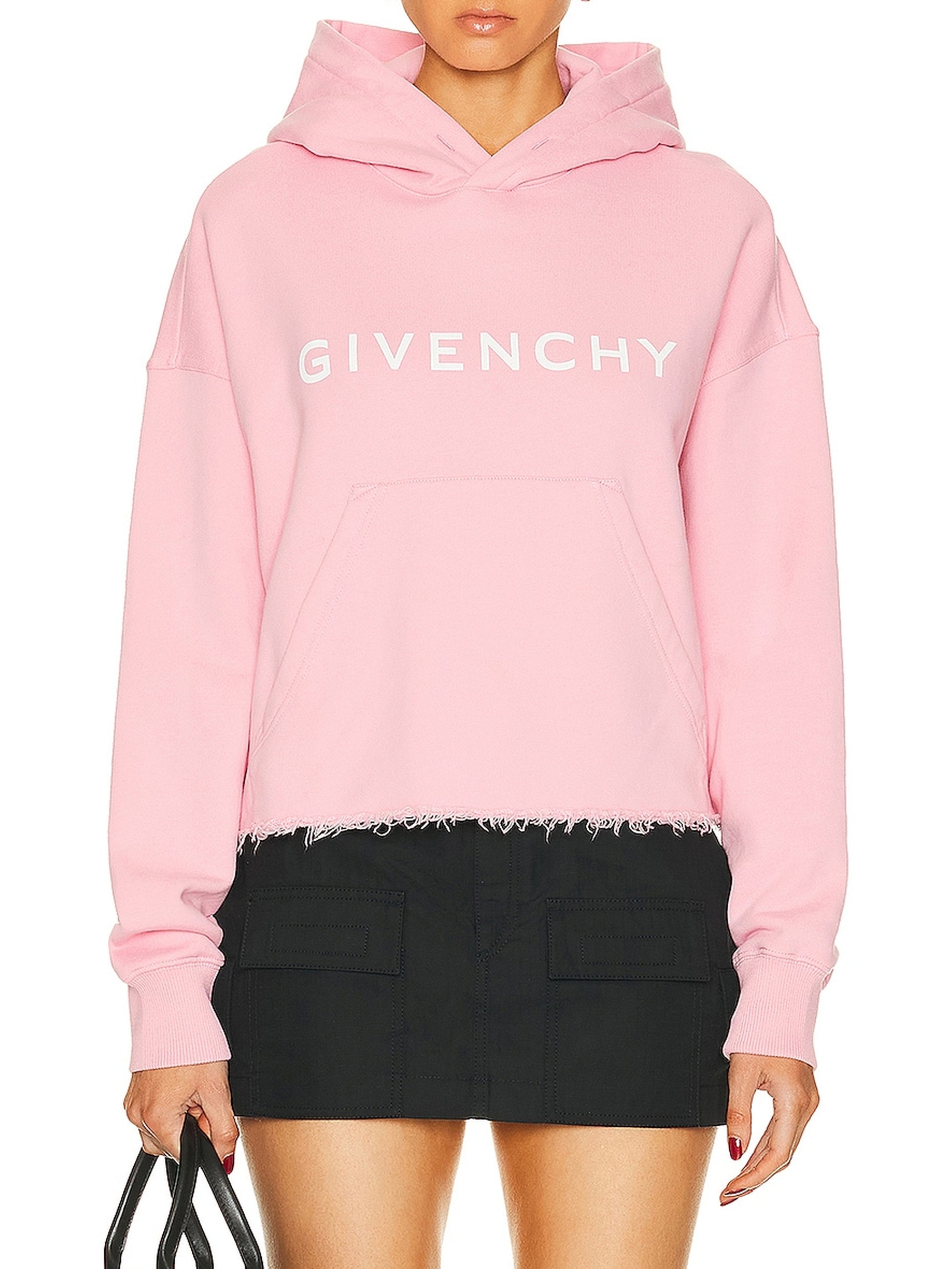 Sweatshirt cropped Givenchy - Flamand Rose