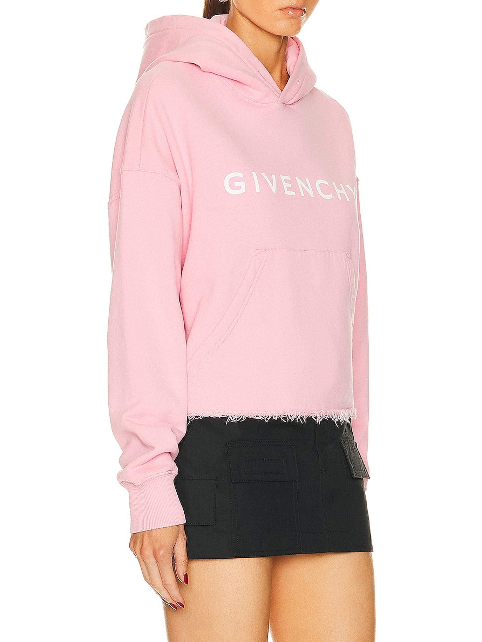 Sweatshirt cropped Givenchy - Flamand Rose