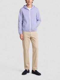 Manteau coupe-vent à rayures - Blue