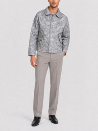 Parka fishtail courte - Light Grey Melange
