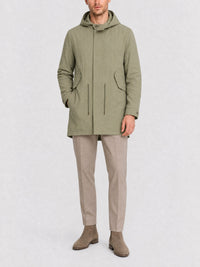 Parka fishtail - Almond Green