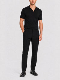 Pantalon en laine et mohair - Black