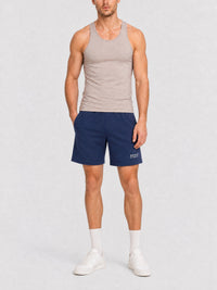 Short Boxy Fit - Deep Blue