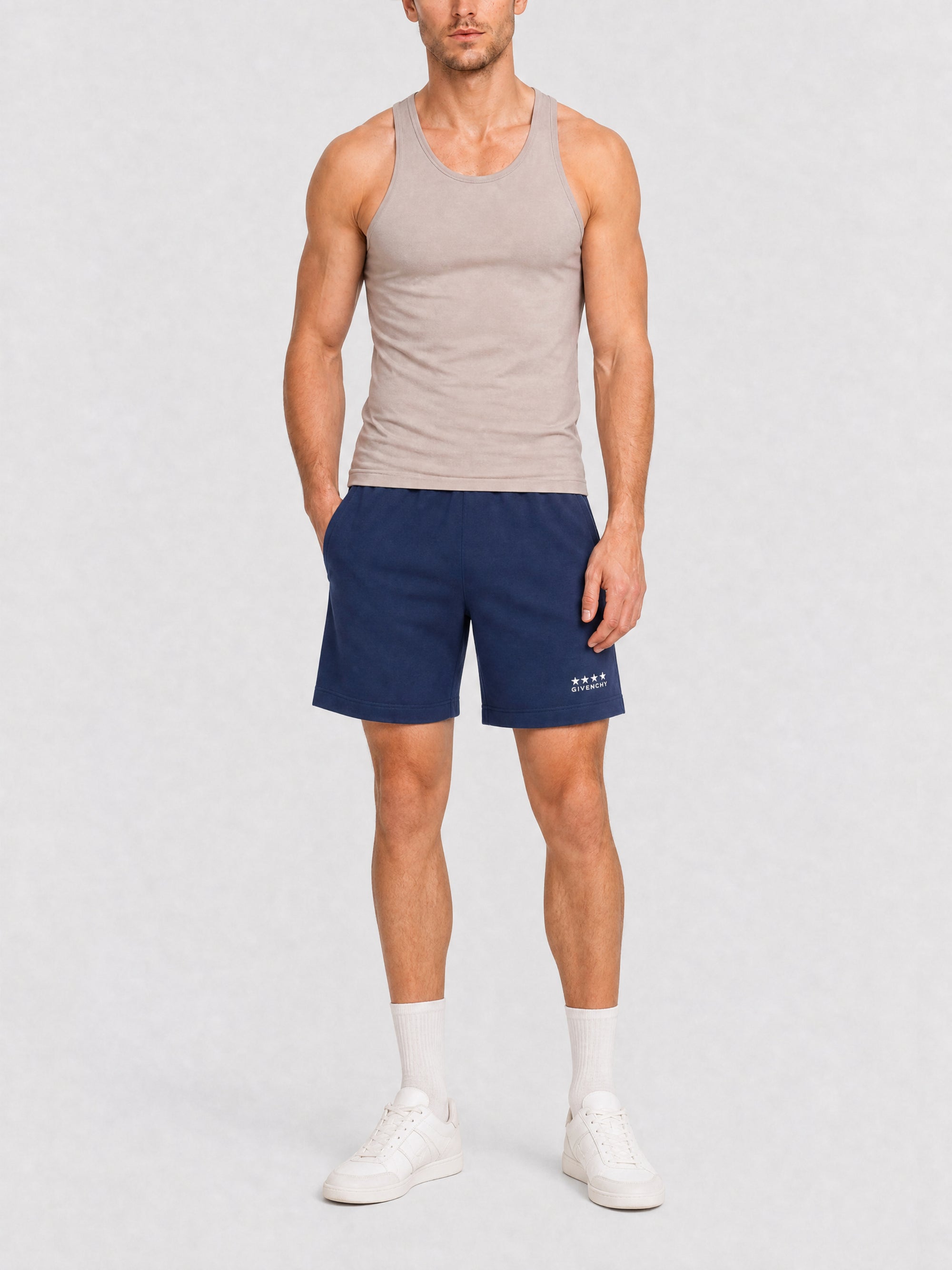 Short Boxy Fit - Deep Blue