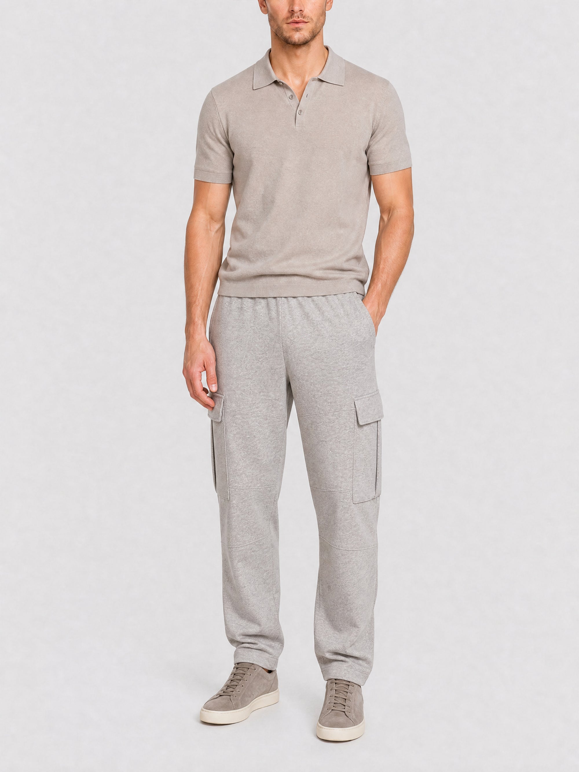 Pantalon cargo - Heather Grey
