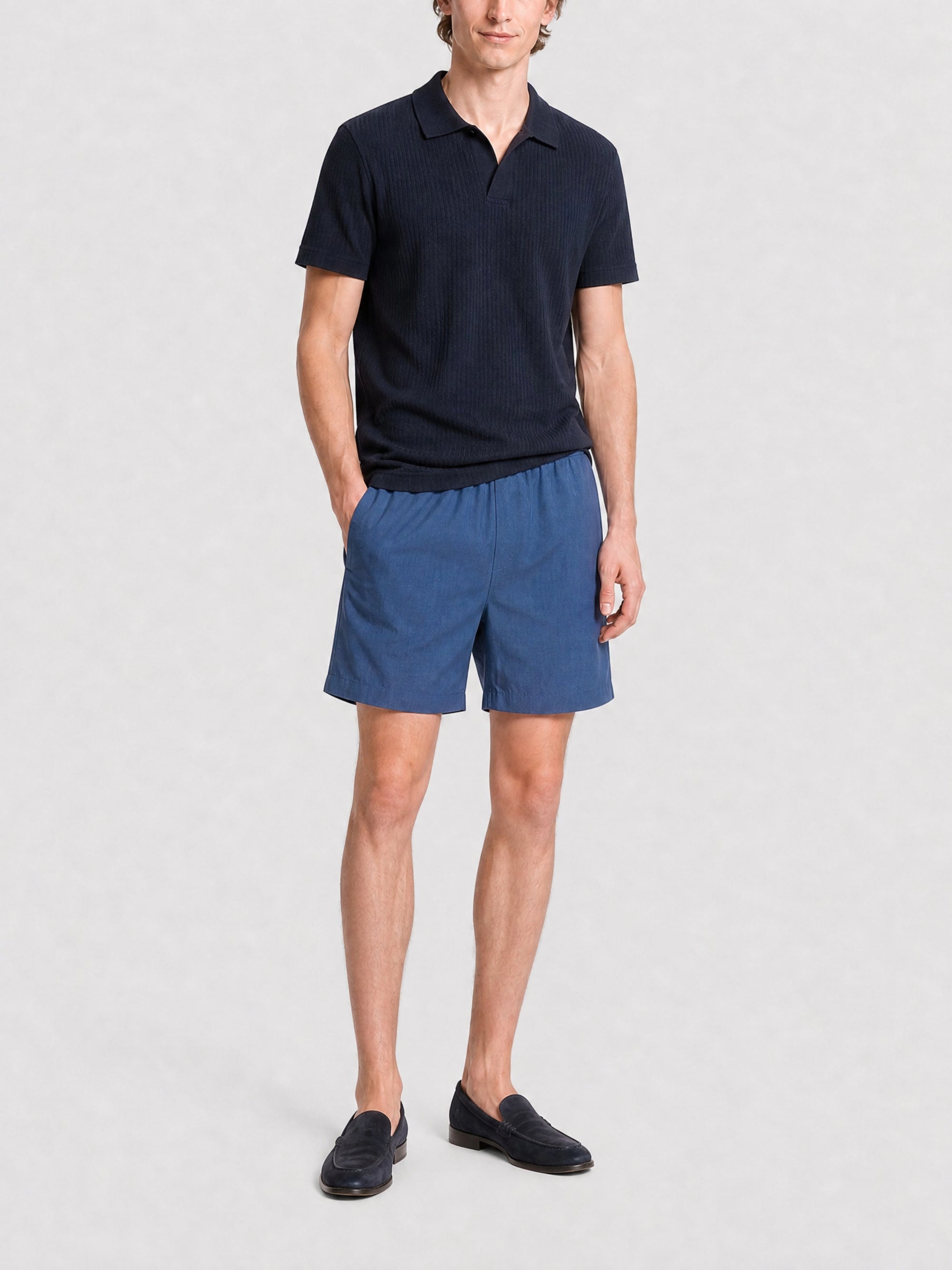 Bermuda en nylon - Sky Blue