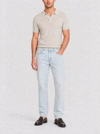 Jean coupe droite 5 poches - Pale Blue
