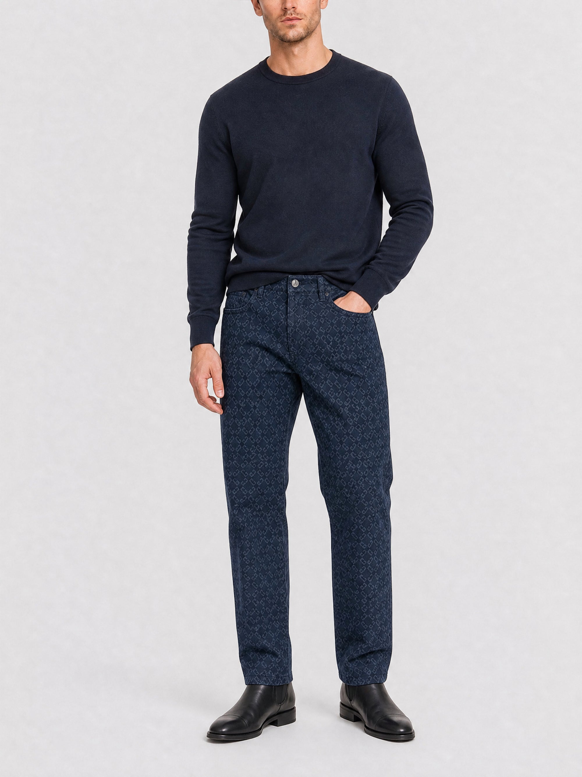 Jean coupe droite 5 poches - Grey & Blue