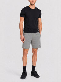 Short de jogging 4G à rivets - Pearl  Grey