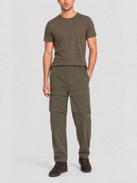 Pantalon Military spirit à taille élastiquée - Kaki