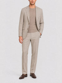 Pantalon de costume en laine - Grey & Beige