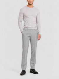Pantalon de costume en laine - Grey & White