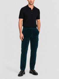 Pantalon cargo à poches soufflet - Fir Green