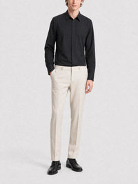 Chemise en popeline à détail 4G - Black