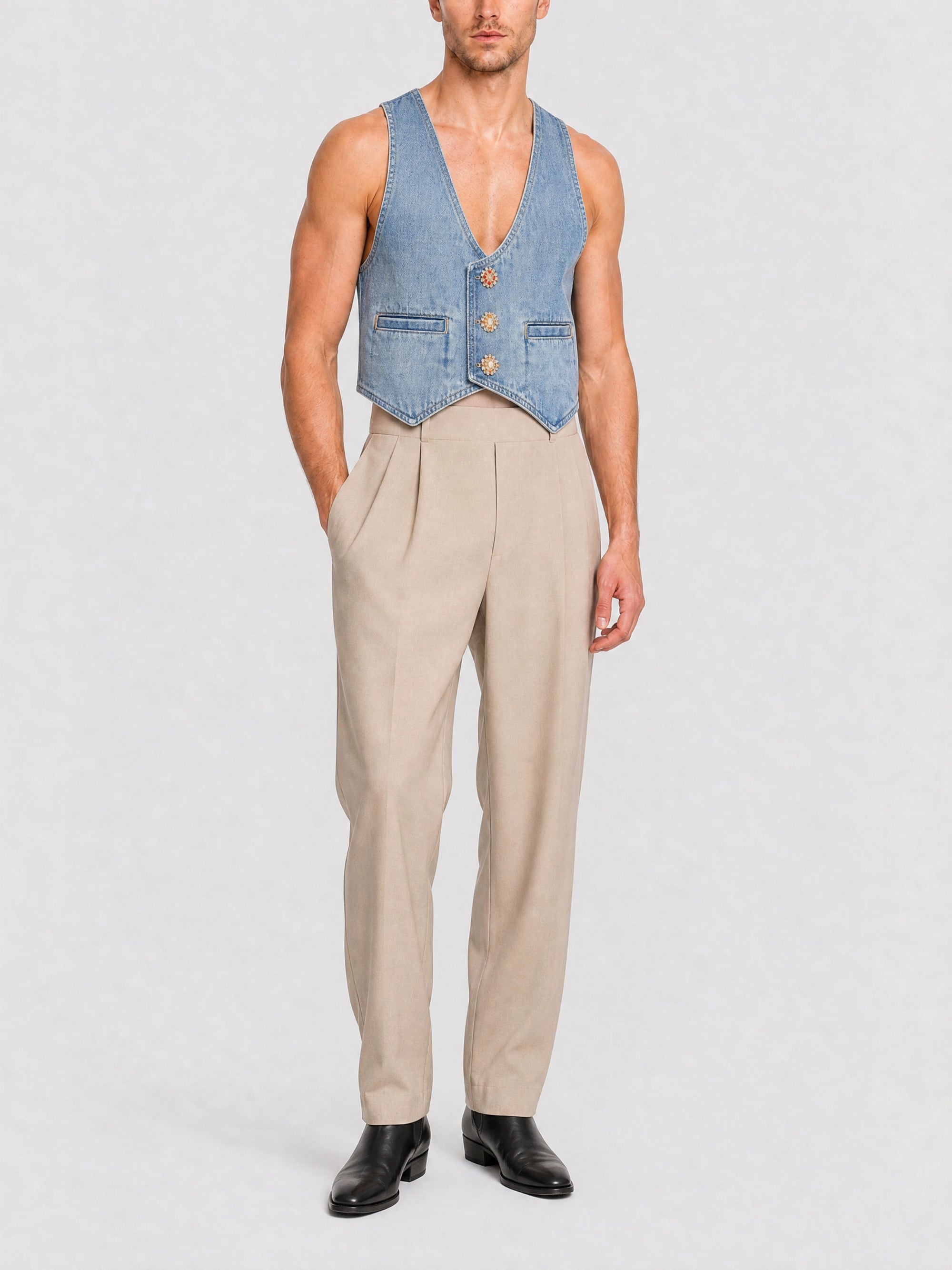 Gilet en jean - Indigo Blue