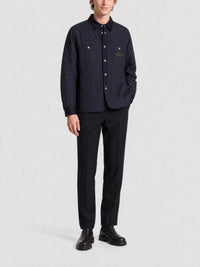 Chemise matelassée Couture seam - Navy
