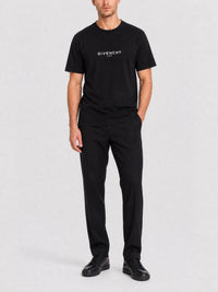 T-shirt oversize à imprimé inversé - Black