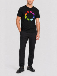 T-shirt avec impression - Black