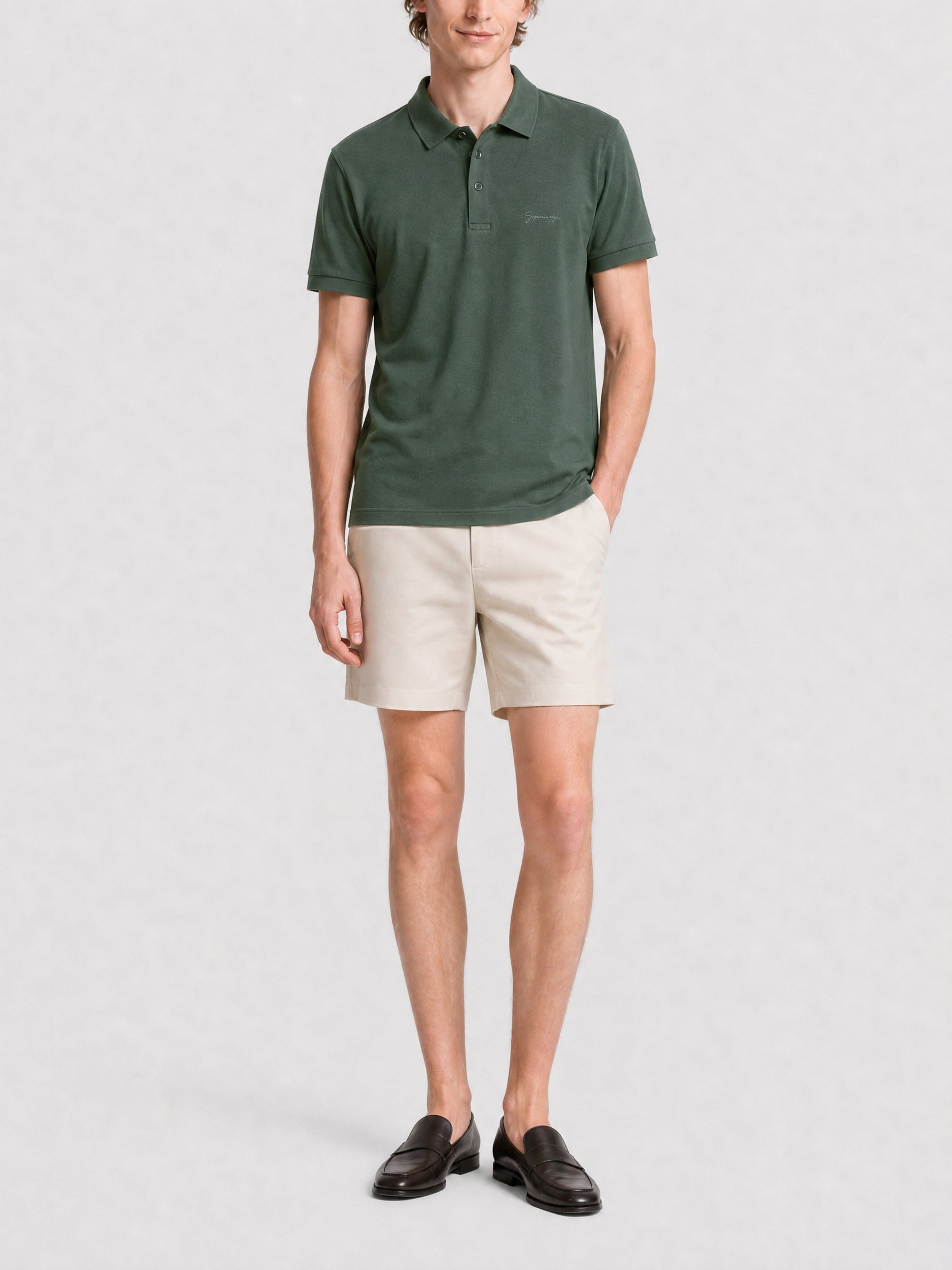 Polo coupe classique - Dark Green