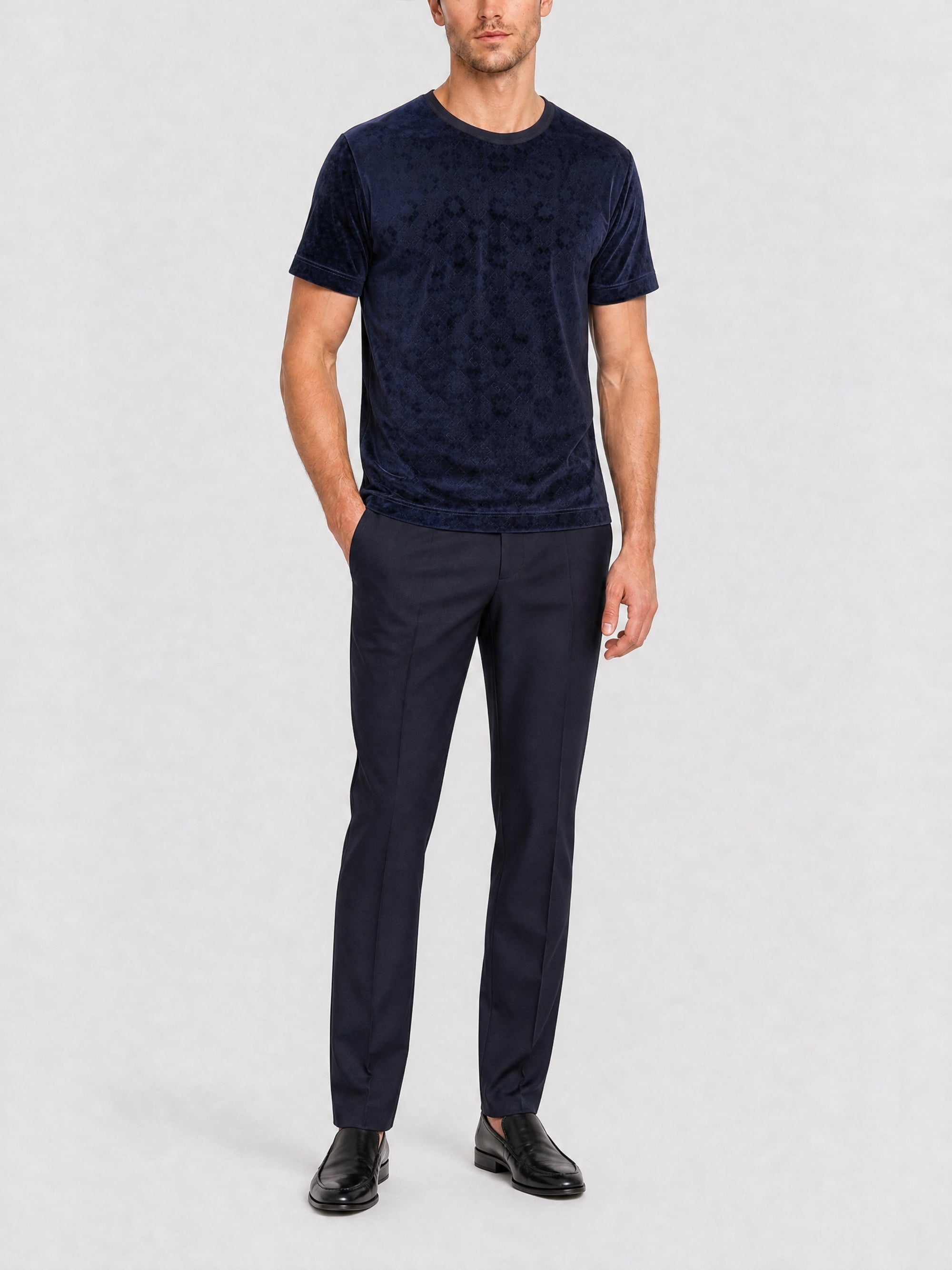 T-shirt coupe régulière - Dark Blue