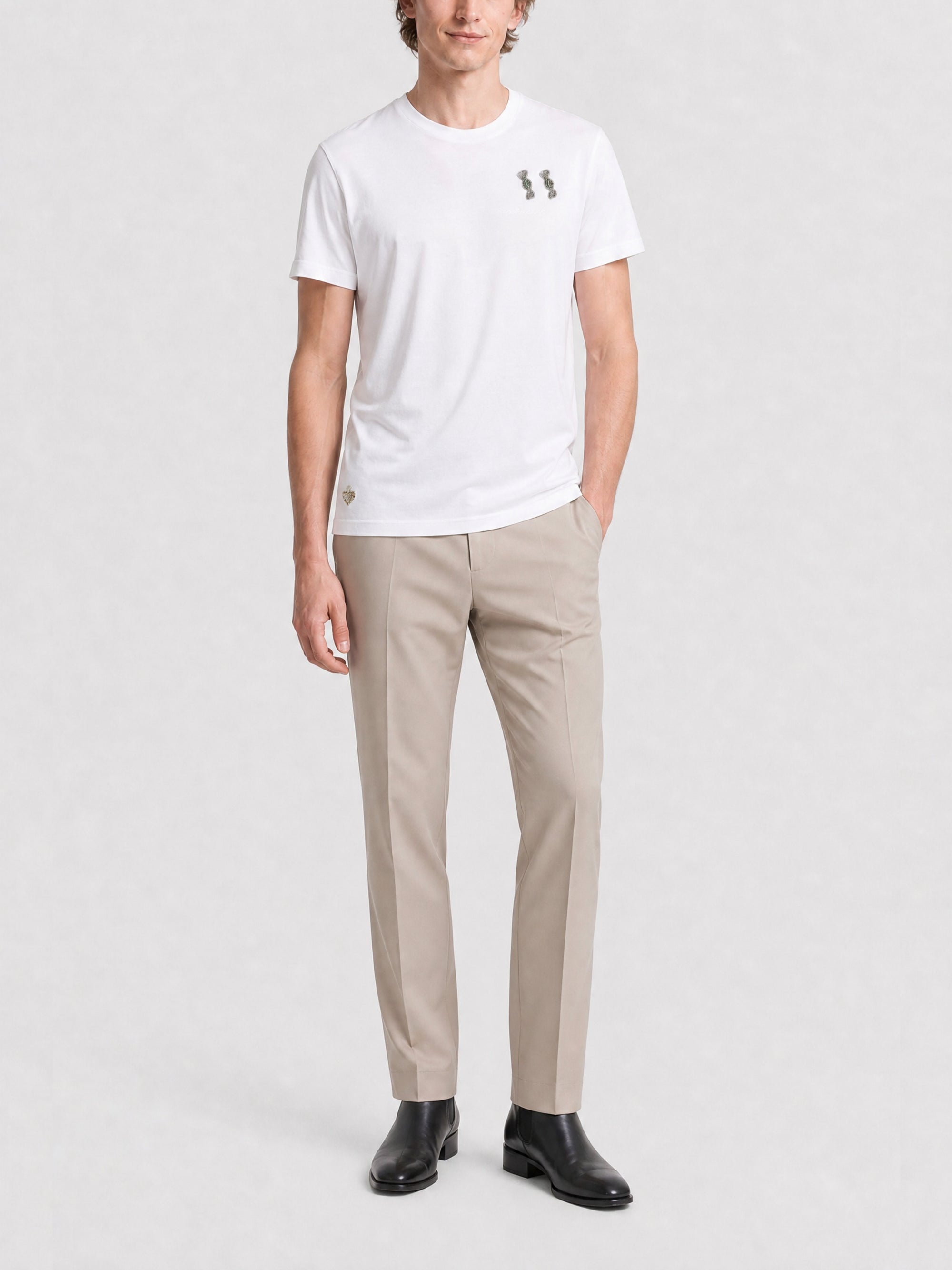 T-shirt coupe régulière - White