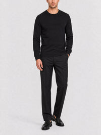 T-shirt manches longues coupe régulière - Black