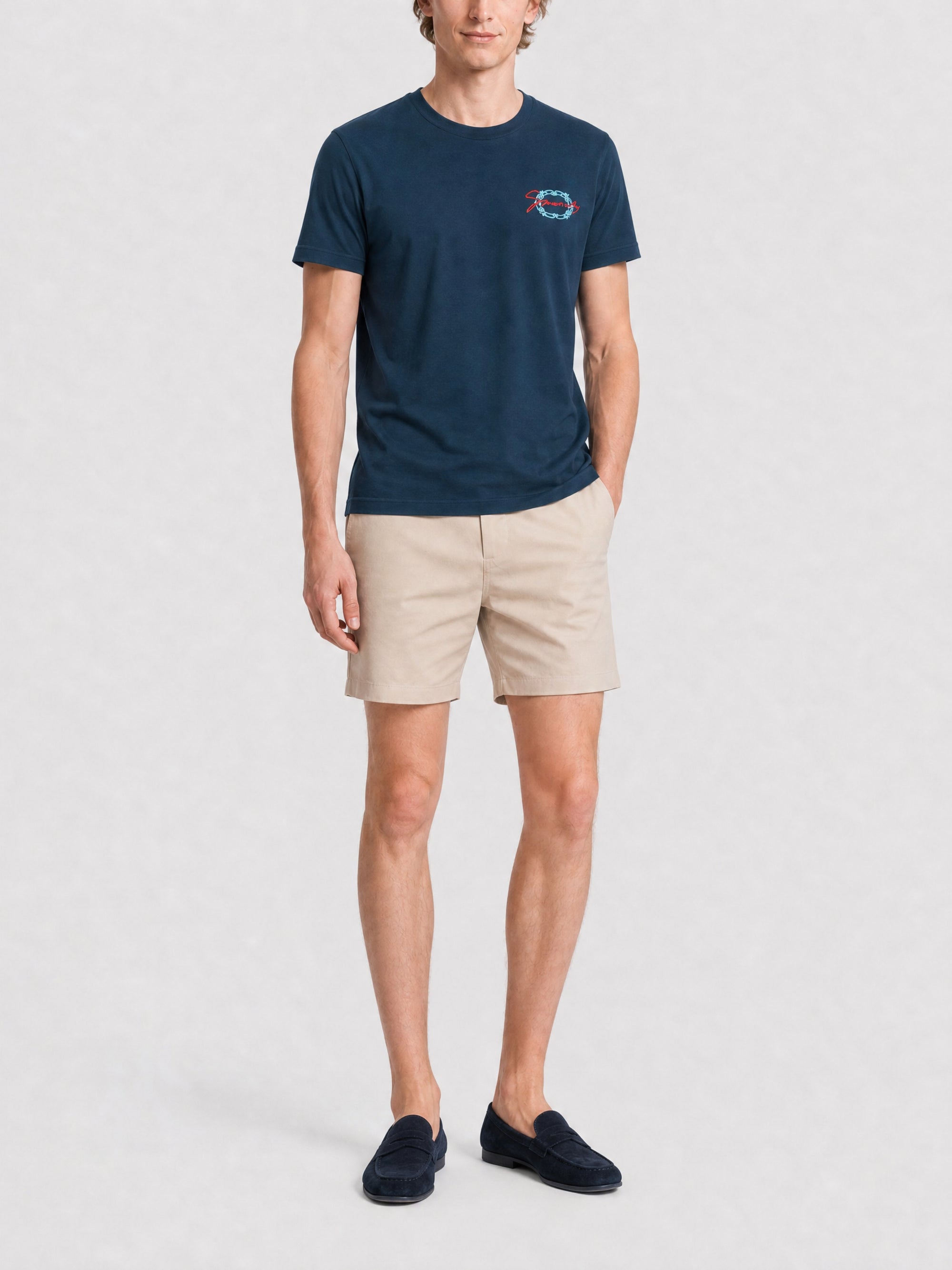 T-shirt en maille - Teal Blue