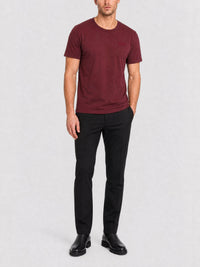 T-shirt coupe régulière - Burgundy
