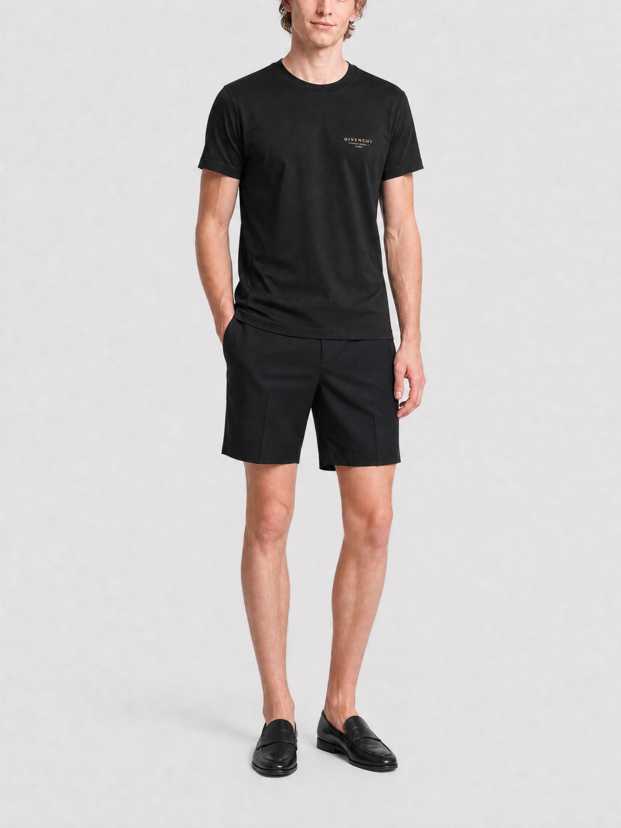 T-shirt coupe régulière - Black