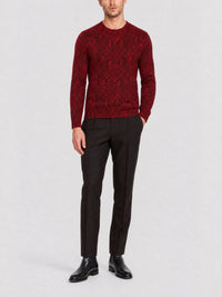 Pull en laine - Dark Red