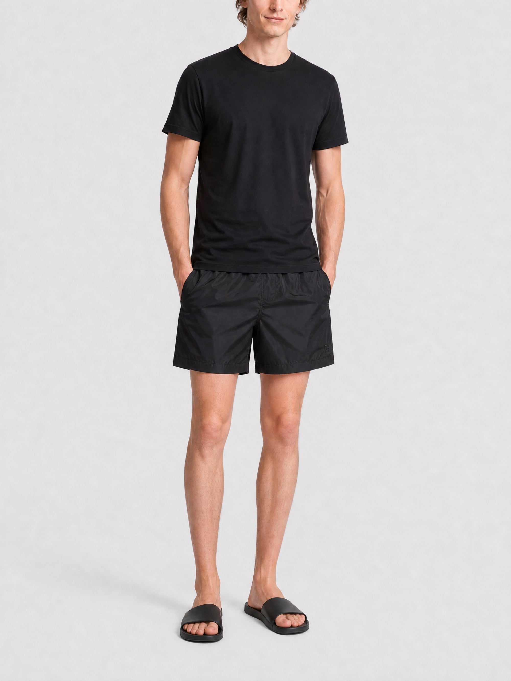 Short de bain à détail 4G - Black