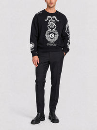 Sweat-shirt à capuche ample réfléchissant - Black