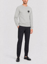 Sweat-shirt manches raglan Slim - Light Grey Melange