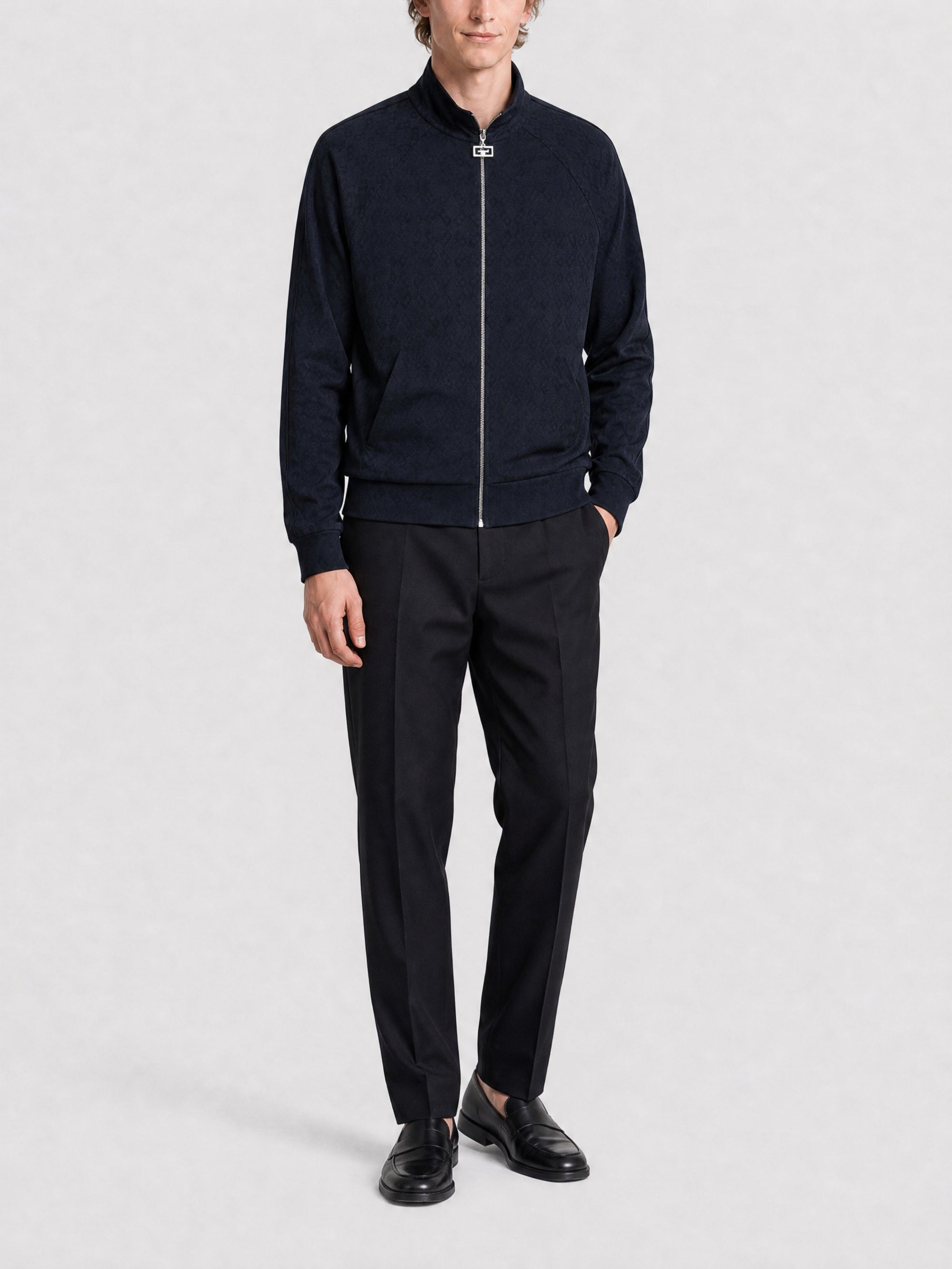 Sweat-shirt zippé Vintage - Dark Blue