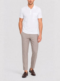 Polo manches courtes coupe régulière - White