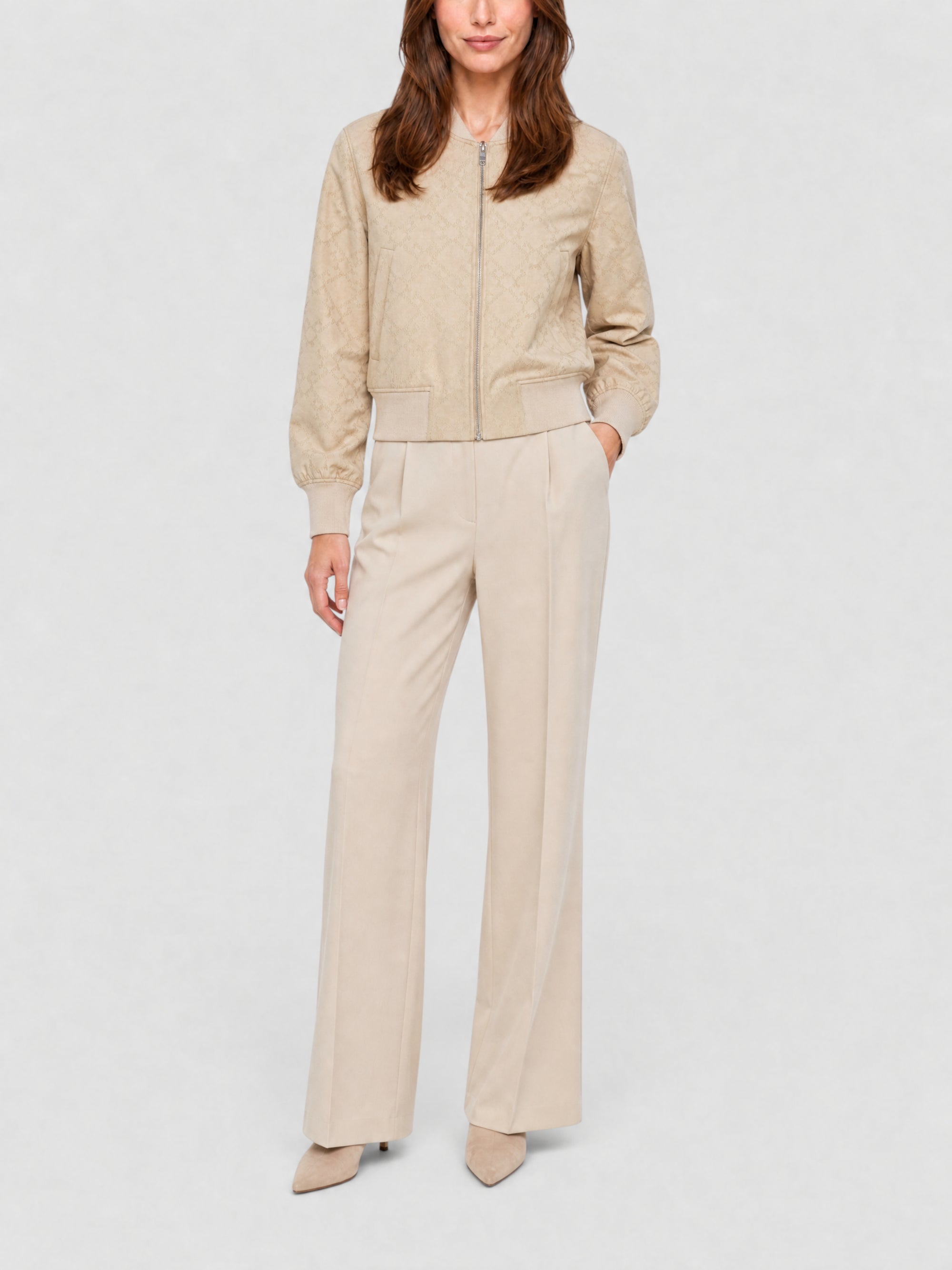 Veste varsity légère - Light Beige